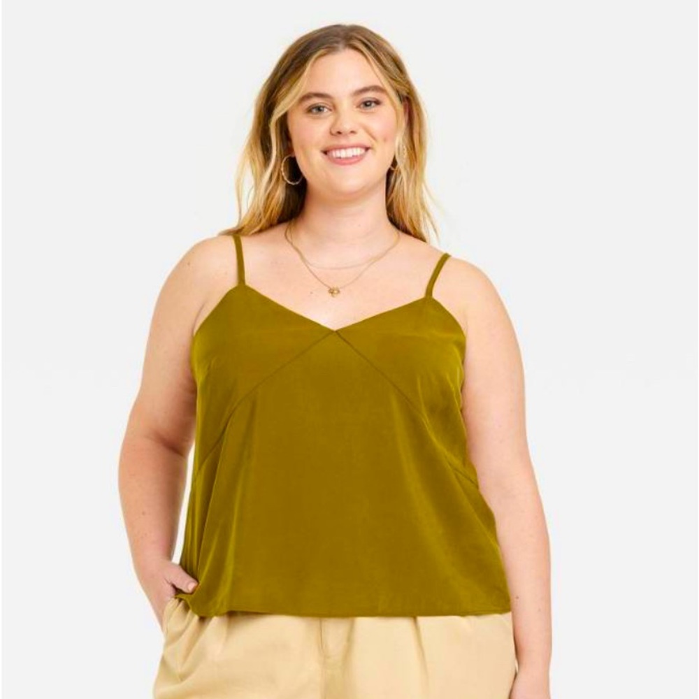 Universal Thread - Women's Cami Tank Top - Olive Green - XL